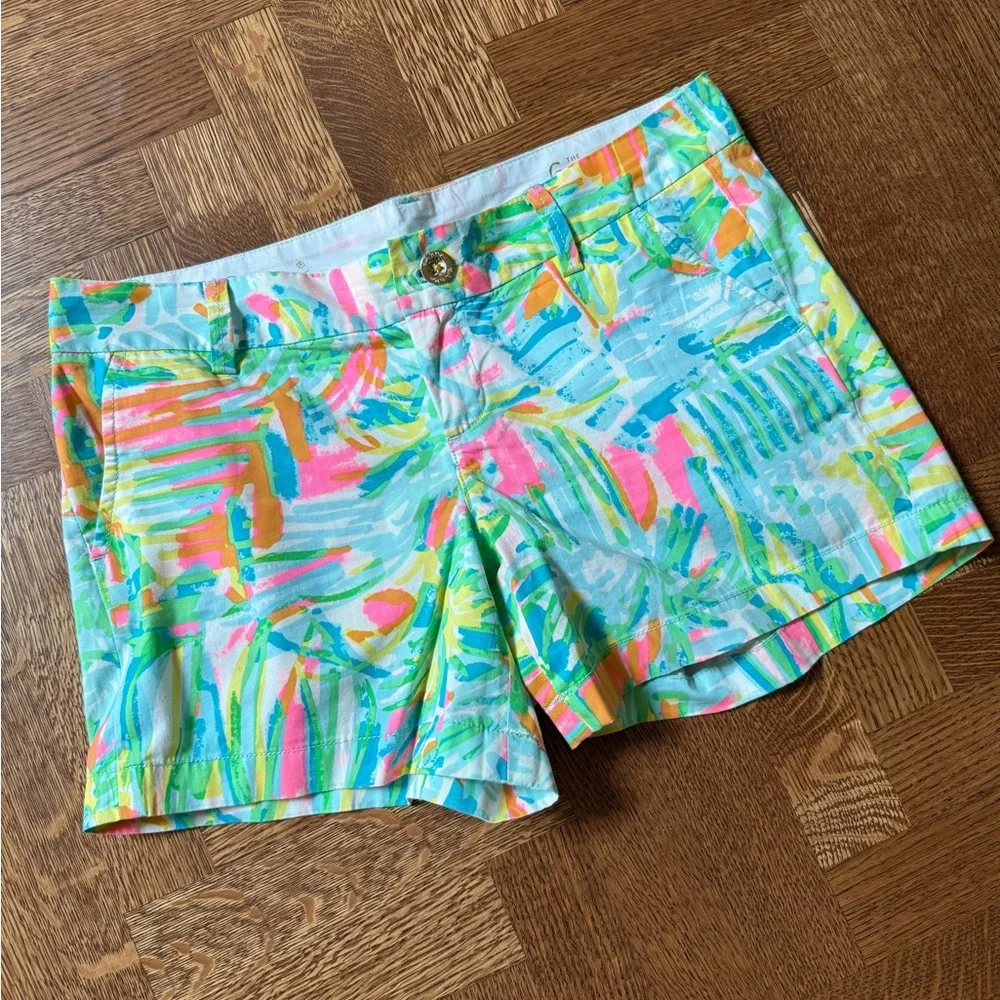 LILLY PULITZER Callahan Shorts 5” Inseam Tropical Resort‎  Travel Colorful 6